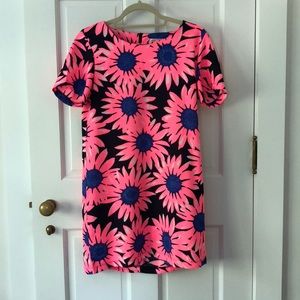 Neon Flower Mini Dress